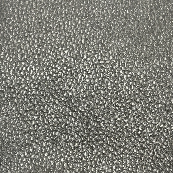 Charming Charlie Large Gray Tote Bag, Two Straps, soft Supple VEGAN Leather - Picture 3 of 9